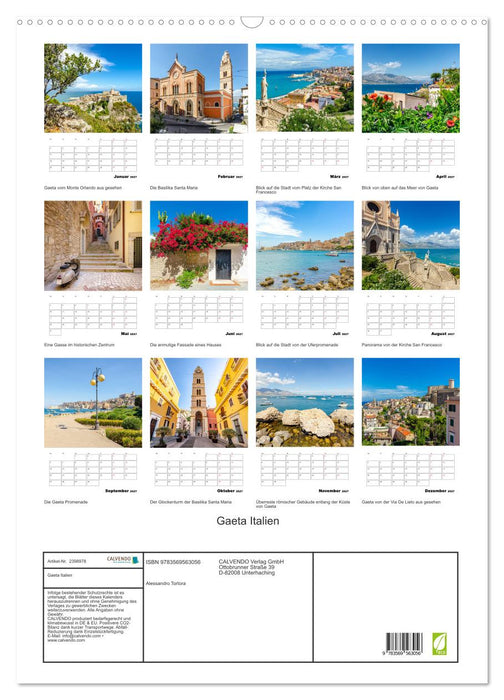 Gaeta Italien (CALVENDO Wandkalender 2027)