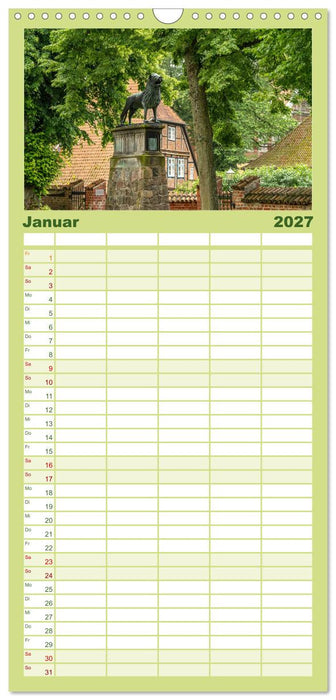 Deutschlands schönste Altstädte - Schleswig-Holstein (CALVENDO Familienplaner 2027)