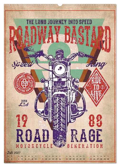 Motorrad Nostalgie (CALVENDO Premium Wandkalender 2027)