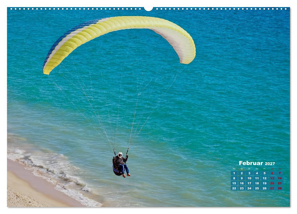 Die Lust am Paragliding (CALVENDO Premium Wandkalender 2027)