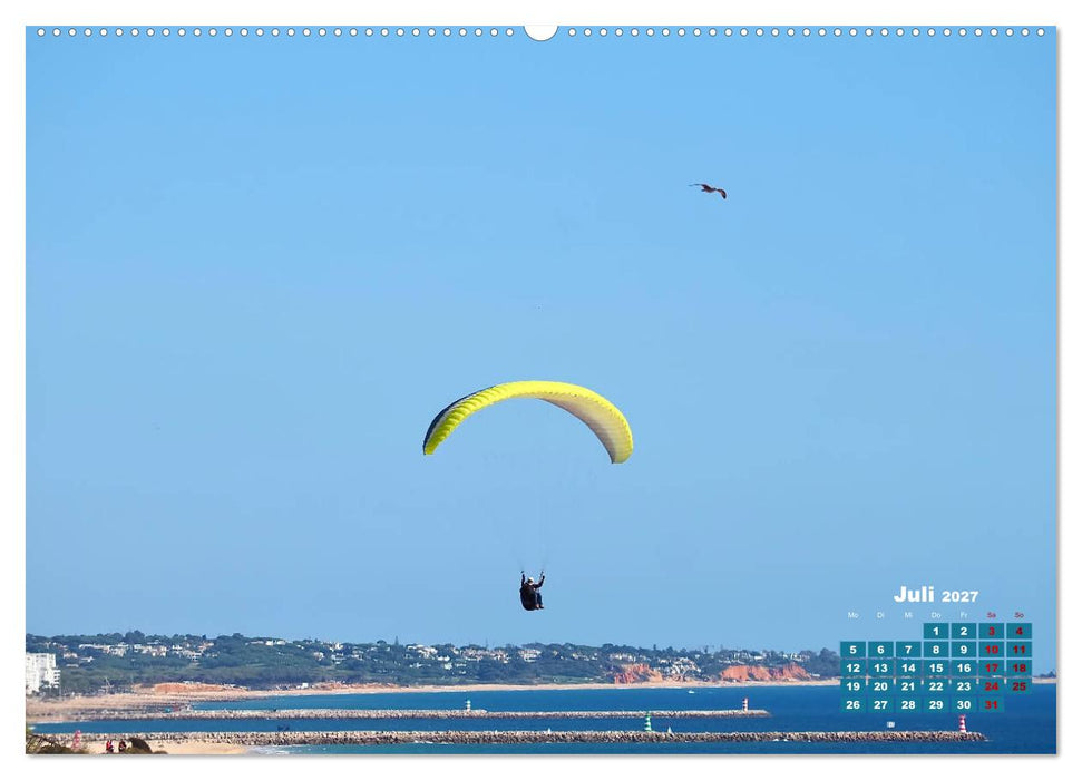 Die Lust am Paragliding (CALVENDO Premium Wandkalender 2027)