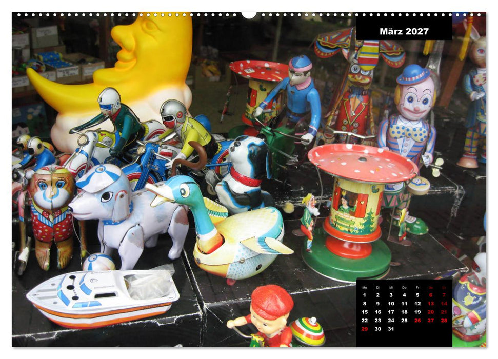 Trödel, Flohmarkt & Antikes (CALVENDO Premium Wandkalender 2027)