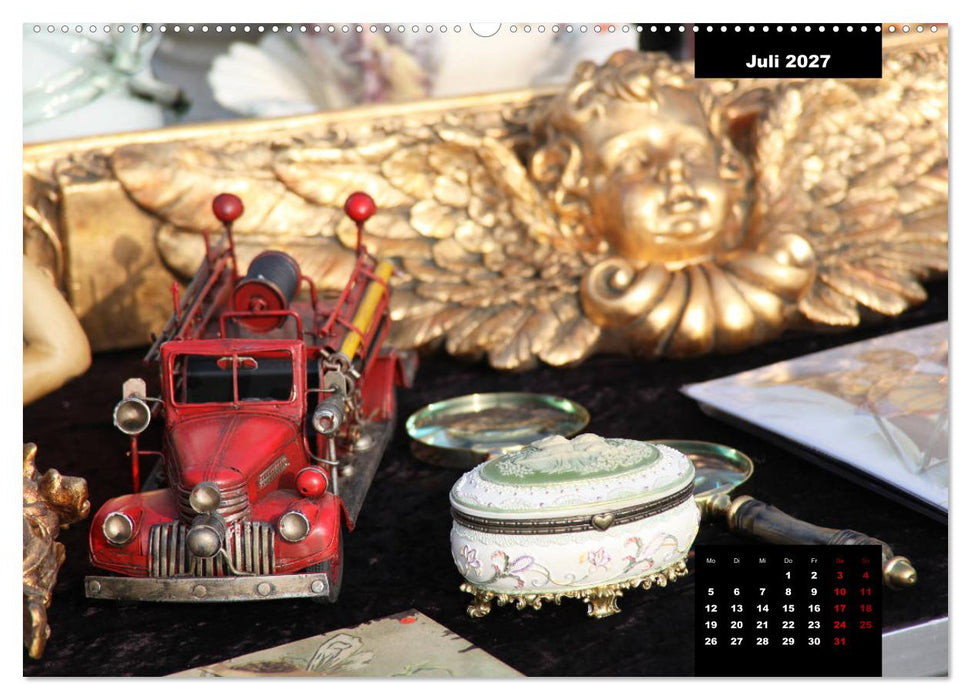 Trödel, Flohmarkt & Antikes (CALVENDO Premium Wandkalender 2027)