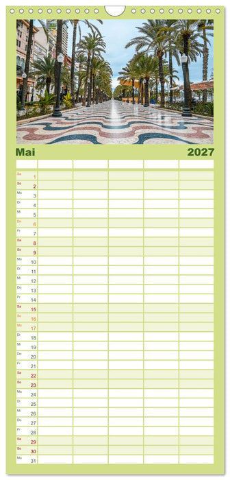 Wundervolle Costa Blanca (CALVENDO Familienplaner 2027)