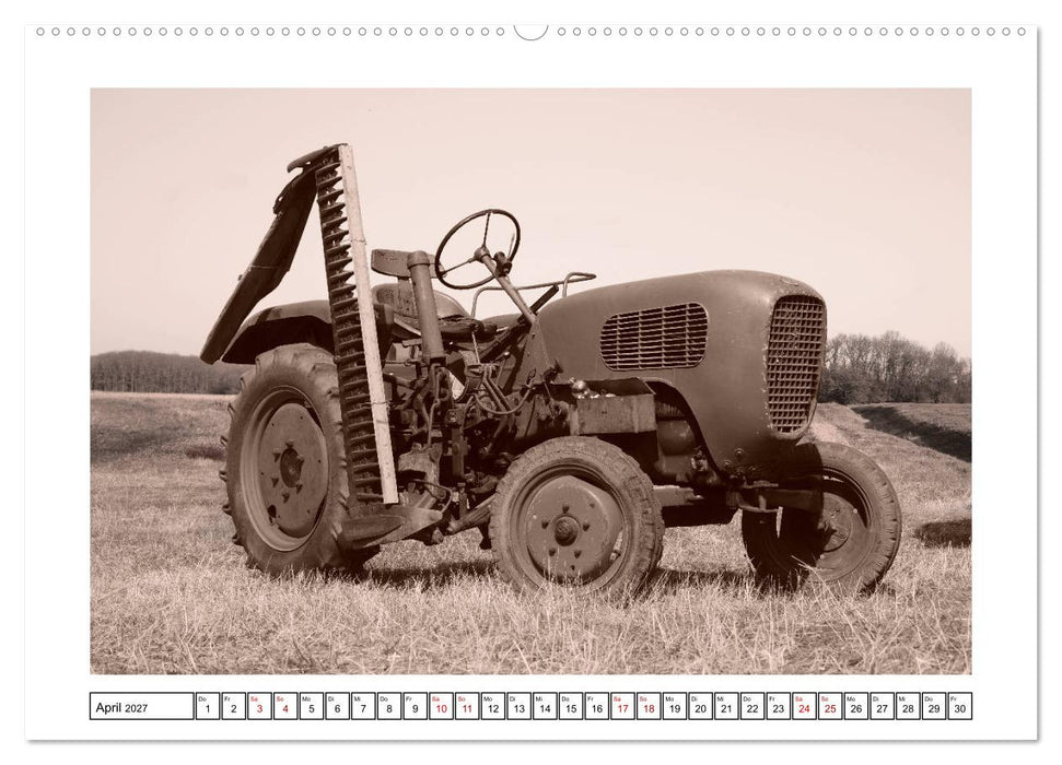 Von Lanz Bulldog bis Hanomag Traktor - Klassiker 1926 - 1975 (CALVENDO Wandkalender 2027)