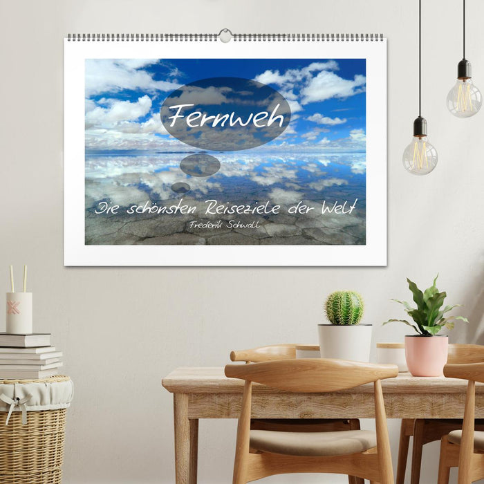 Fernweh - Die schönsten Reiseziele der Welt (CALVENDO Wandkalender 2027)