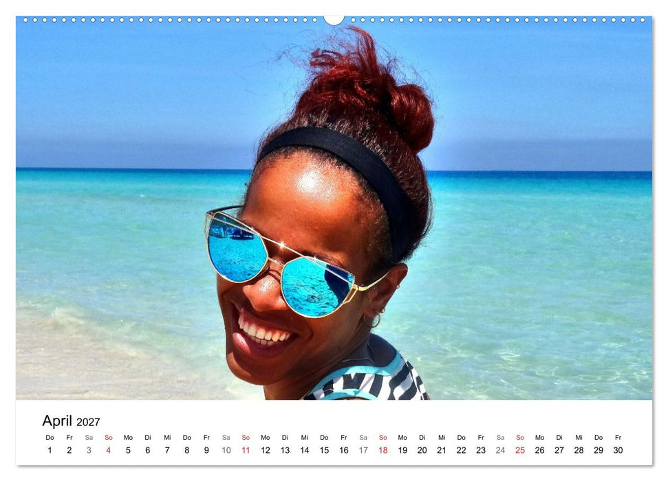 Meeres-Lust - Strandnixen in Kuba (CALVENDO Wandkalender 2027)