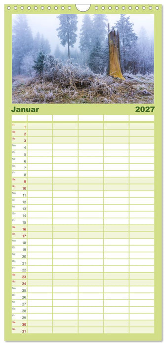 Deutschlands Regionen - der Harz (CALVENDO Familienplaner 2027)
