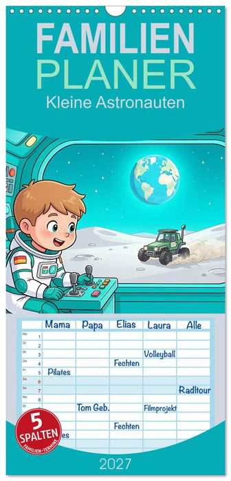 Kleine Astronauten (CALVENDO Familienplaner 2027)