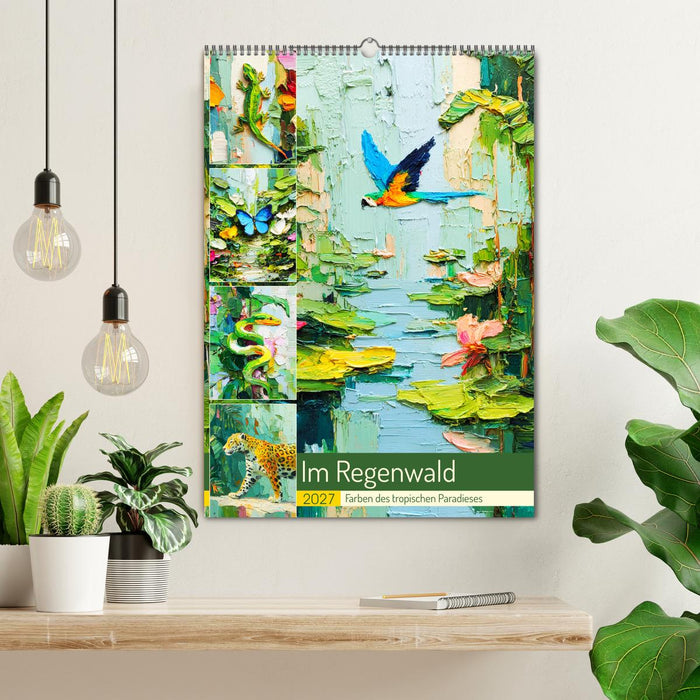 Im Regenwald. Farben des tropischen Paradieses (CALVENDO Wandkalender 2027)
