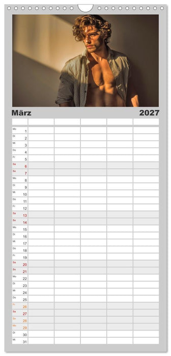 Sinnliche Männer (CALVENDO Familienplaner 2027)