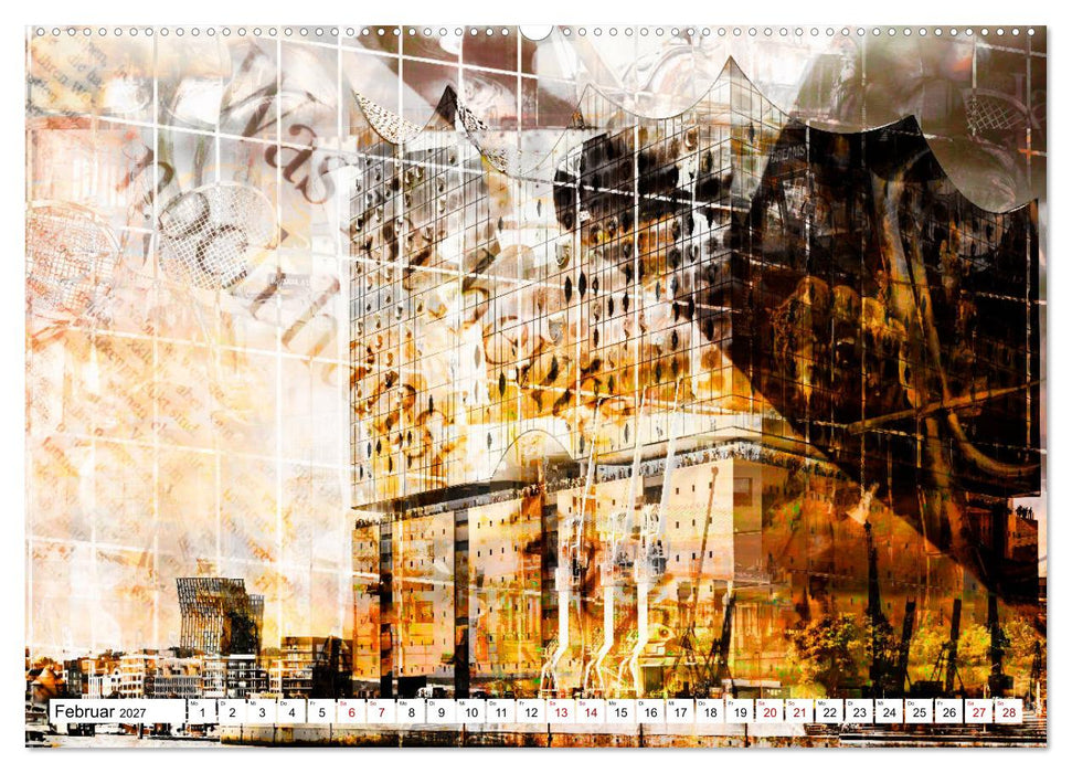 Hamburger GoldArt (CALVENDO Premium Wandkalender 2027)