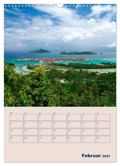 Mahe - Inselparadies der Seychellen (CALVENDO Wandkalender 2027)
