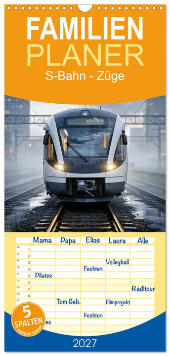 S-Bahn - Züge (CALVENDO Familienplaner 2027)