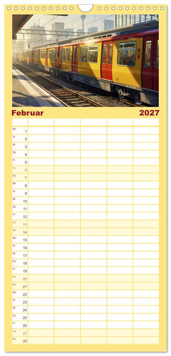 S-Bahn - Züge (CALVENDO Familienplaner 2027)