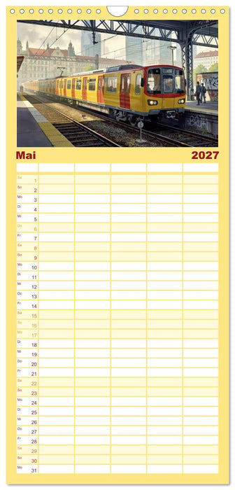 S-Bahn - Züge (CALVENDO Familienplaner 2027)