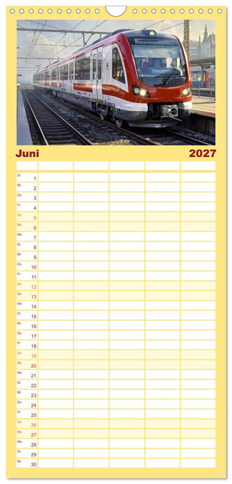 S-Bahn - Züge (CALVENDO Familienplaner 2027)