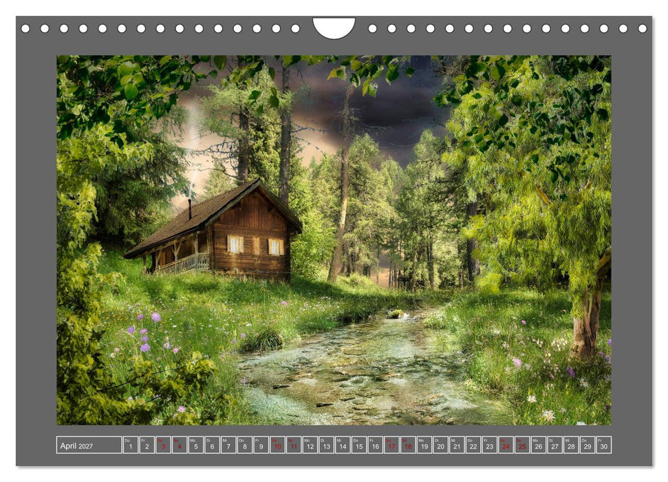 Zufluchten (CALVENDO Wandkalender 2027)
