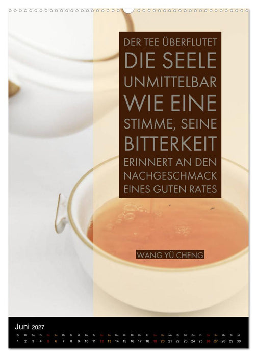 TEE Weisheiten und Zitate (CALVENDO Wandkalender 2027)