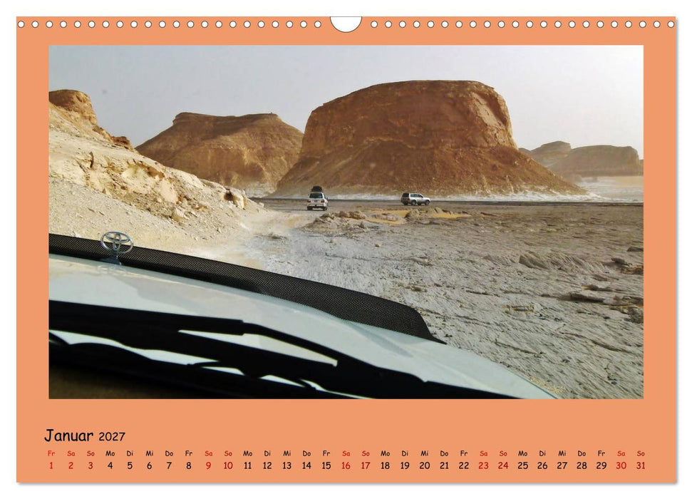 OFF ROAD Abenteuer durch Ägyptens Wüste (CALVENDO Wandkalender 2027)
