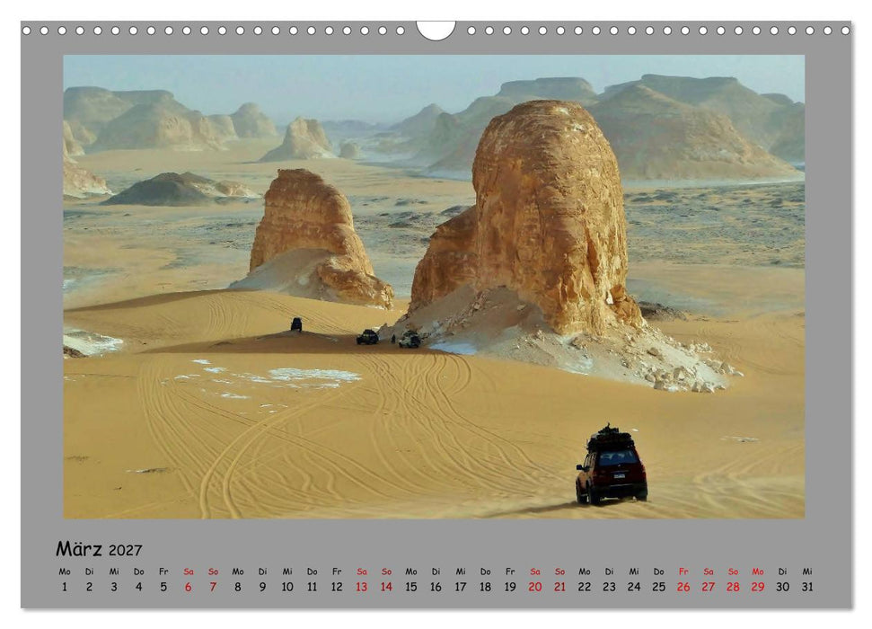 OFF ROAD Abenteuer durch Ägyptens Wüste (CALVENDO Wandkalender 2027)