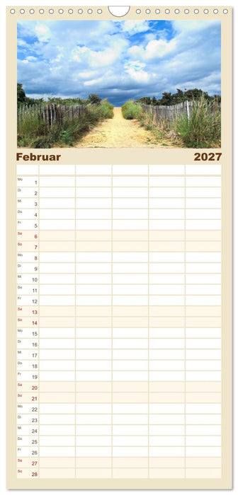 Magische Küste Zeeland (CALVENDO Familienplaner 2027)