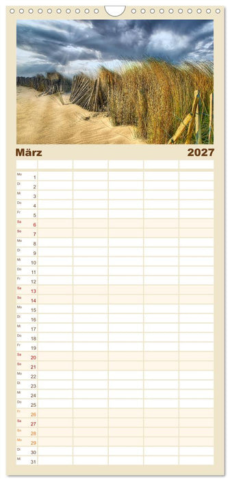 Magische Küste Zeeland (CALVENDO Familienplaner 2027)