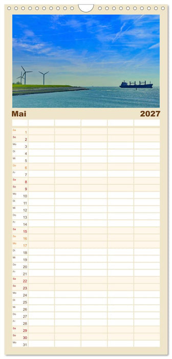 Magische Küste Zeeland (CALVENDO Familienplaner 2027)
