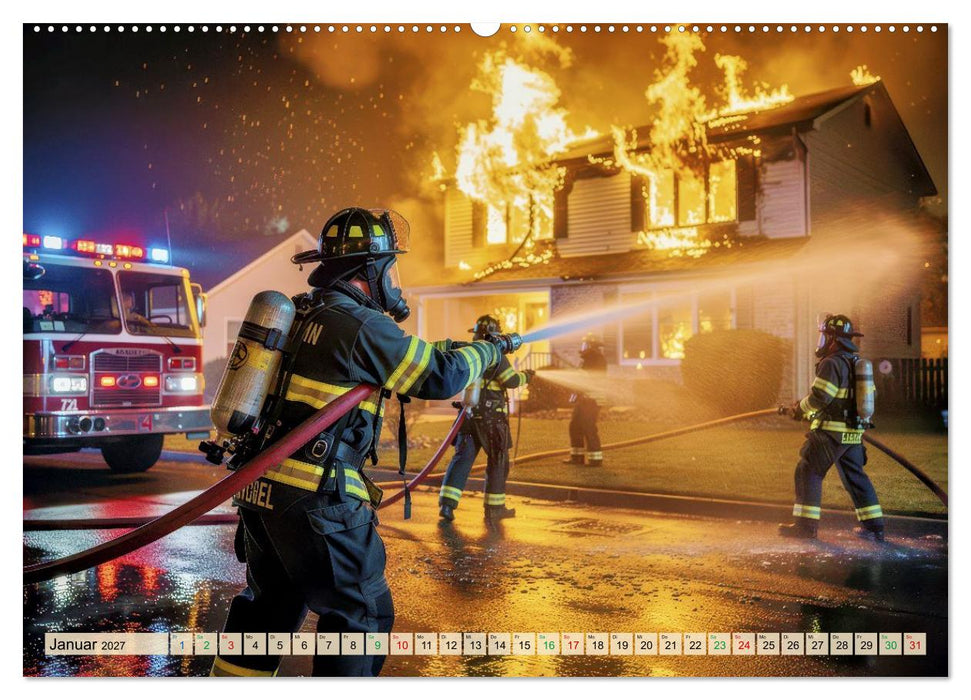 Feuerwehreinsätze - Extrem (CALVENDO Wandkalender 2027)