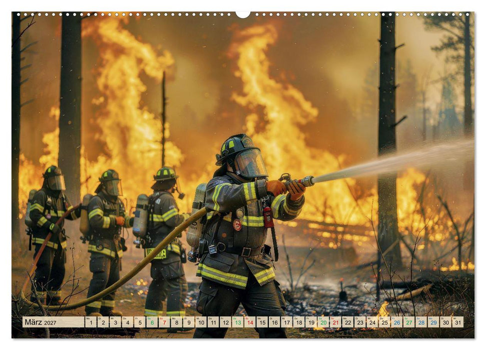 Feuerwehreinsätze - Extrem (CALVENDO Wandkalender 2027)