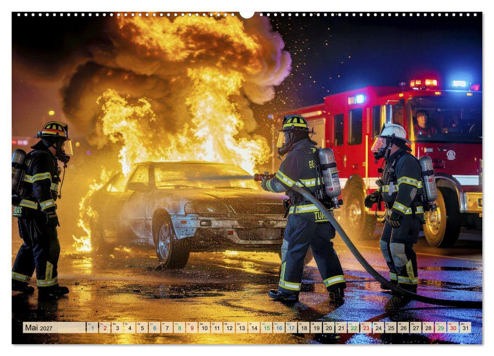 Feuerwehreinsätze - Extrem (CALVENDO Wandkalender 2027)