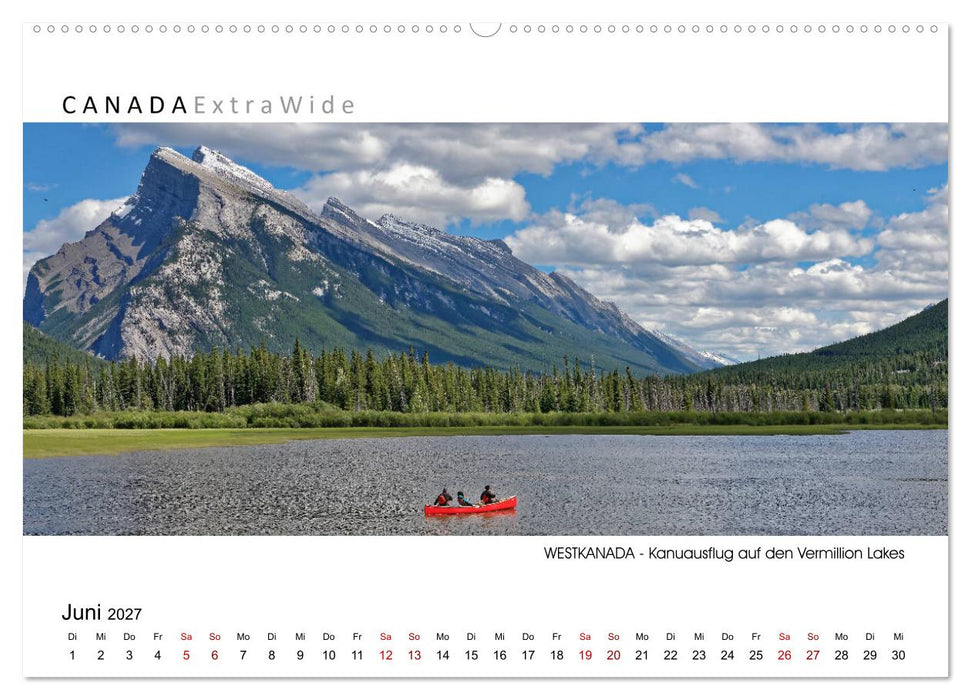 Impressionen aus Westkanada (CALVENDO Wandkalender 2027)
