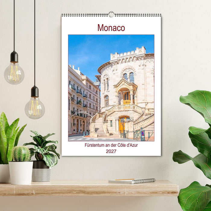 Monaco - Fürstentum an der Côte d'Azur (CALVENDO Wandkalender 2027)