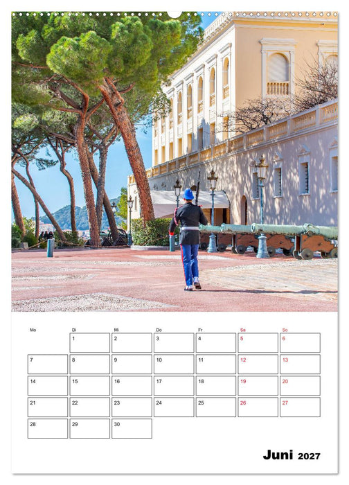 Monaco - Fürstentum an der Côte d'Azur (CALVENDO Wandkalender 2027)