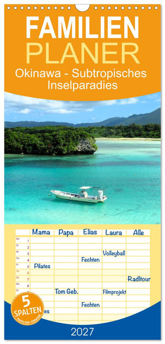 Okinawa - Subtropisches Inselparadies (CALVENDO Familienplaner 2027)