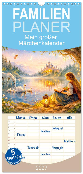 Mein großer Märchenkalender (CALVENDO Familienplaner 2027)