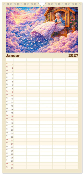 Mein großer Märchenkalender (CALVENDO Familienplaner 2027)