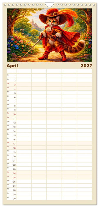 Mein großer Märchenkalender (CALVENDO Familienplaner 2027)