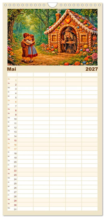 Mein großer Märchenkalender (CALVENDO Familienplaner 2027)