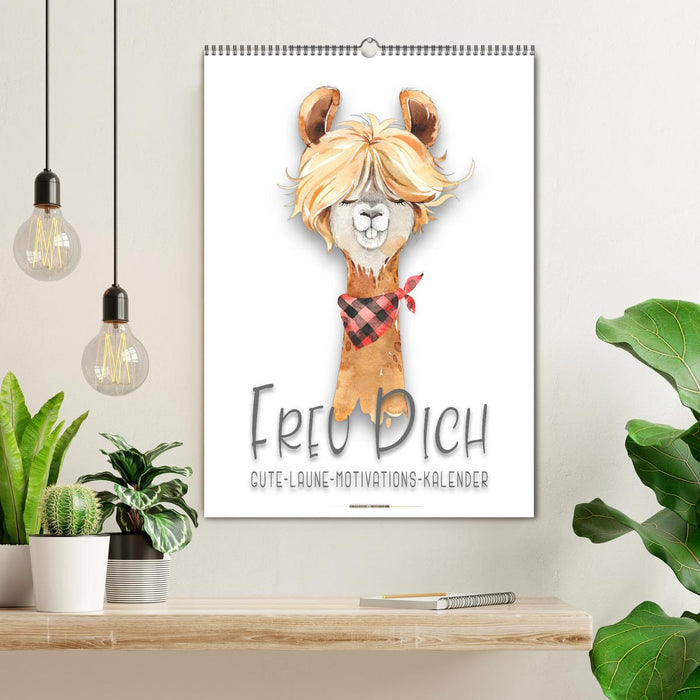 Freu Dich - Gute-Laune-Motivations-Kalender (CALVENDO Wandkalender 2027)