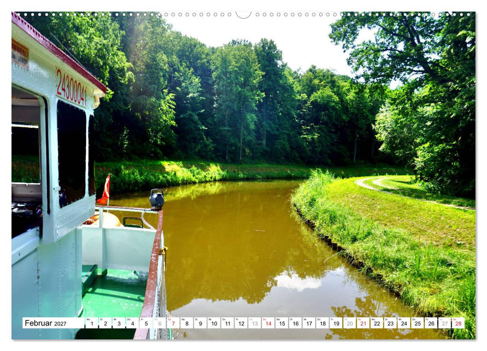 Oberländischer Kanal - Wo Schiffe über Land rollen (CALVENDO Wandkalender 2027)