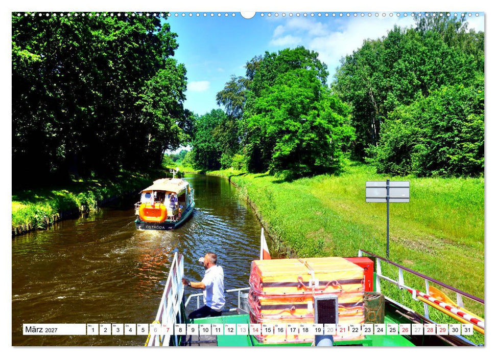 Oberländischer Kanal - Wo Schiffe über Land rollen (CALVENDO Wandkalender 2027)