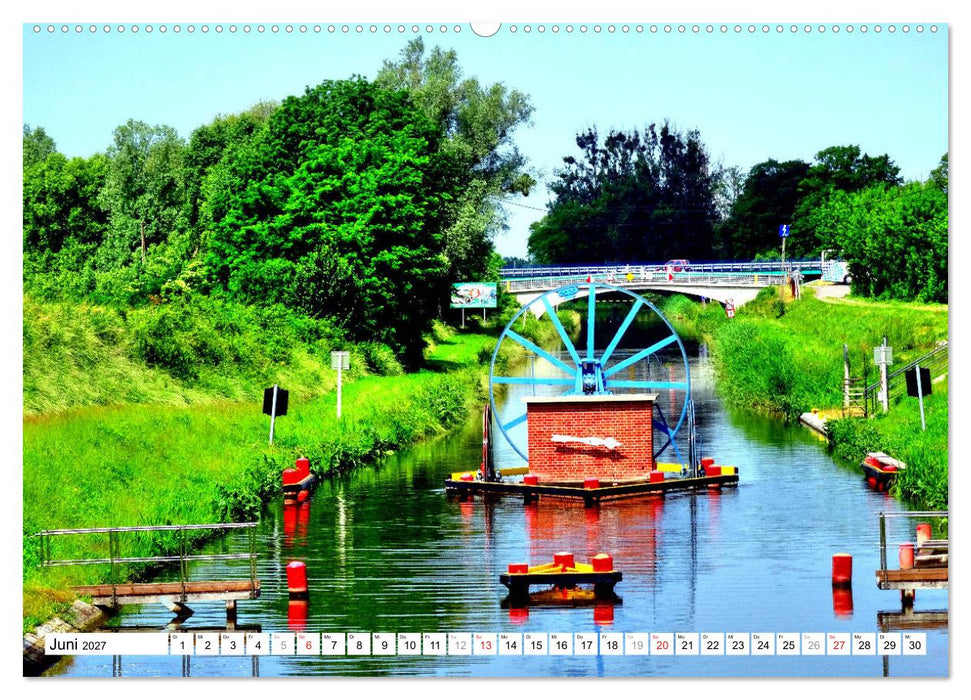 Oberländischer Kanal - Wo Schiffe über Land rollen (CALVENDO Wandkalender 2027)