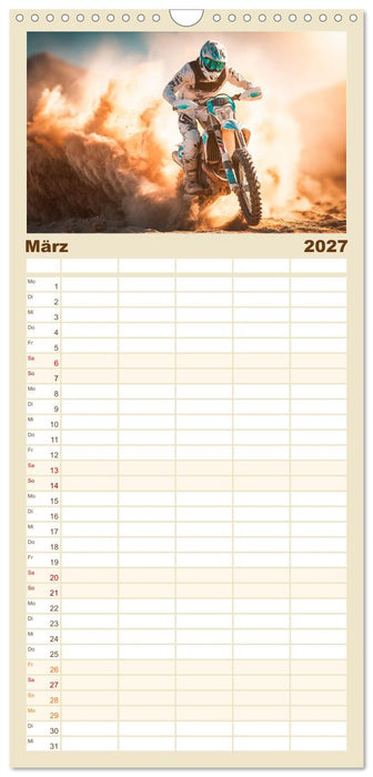 MX - Motocross - Impressionen (CALVENDO Familienplaner 2027)