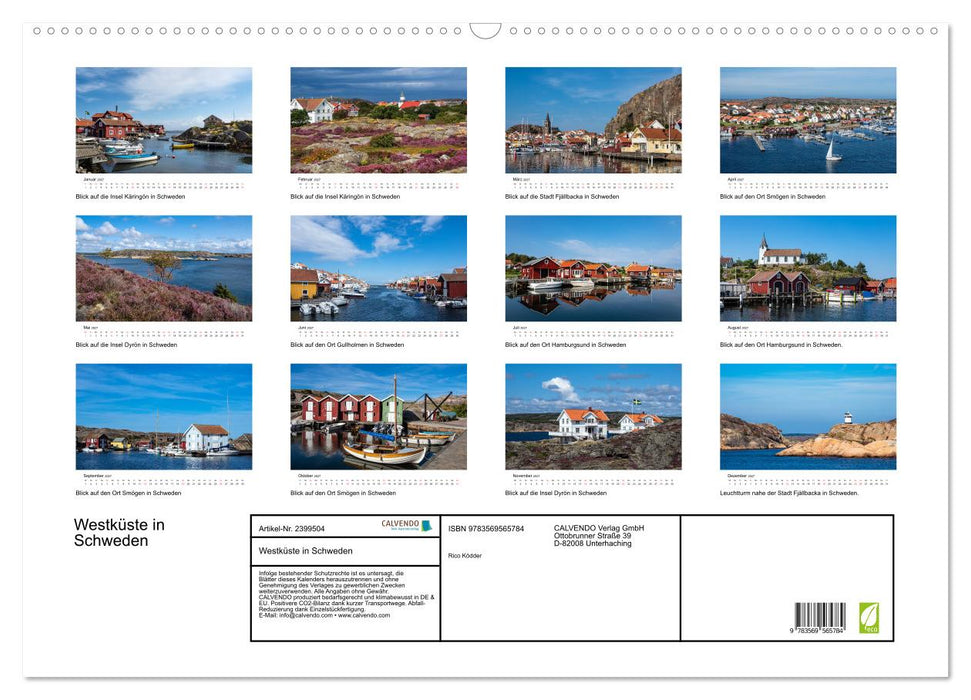 Westküste in Schweden (CALVENDO Wandkalender 2027)