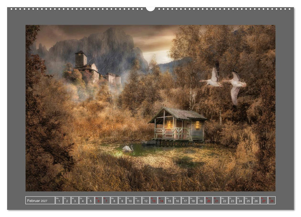 Zufluchten (CALVENDO Premium Wandkalender 2027)