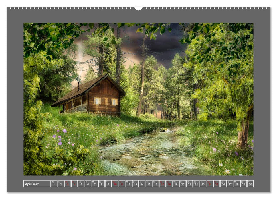 Zufluchten (CALVENDO Premium Wandkalender 2027)