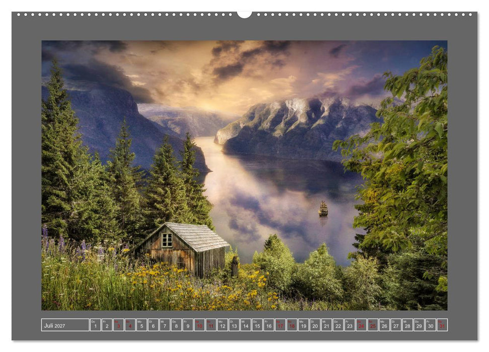 Zufluchten (CALVENDO Premium Wandkalender 2027)