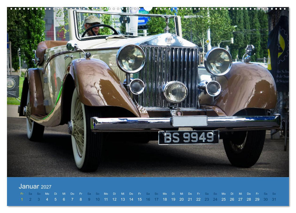 Rolls Royce Revival (CALVENDO Premium Wandkalender 2027)