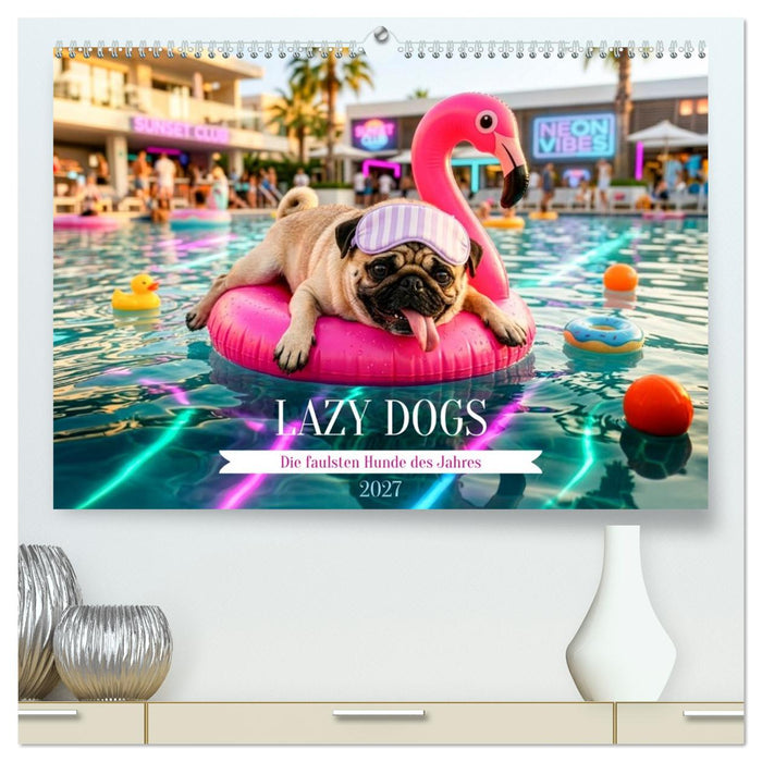 Lazy Dogs - Die faulsten Hunde des Jahres (CALVENDO Premium Wandkalender 2027)